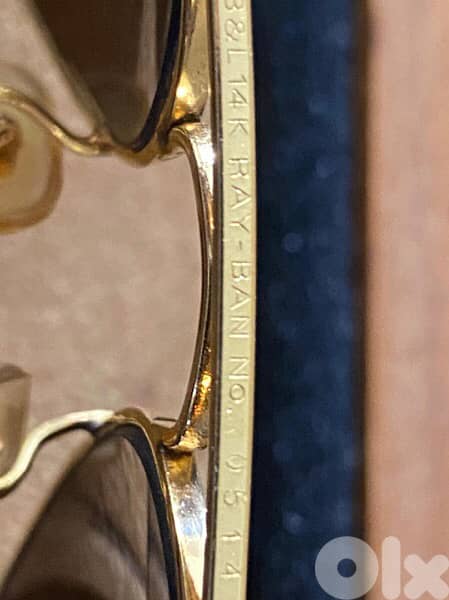rare vintage limited 14k solid gold original Rayban Bausch and lomb 3