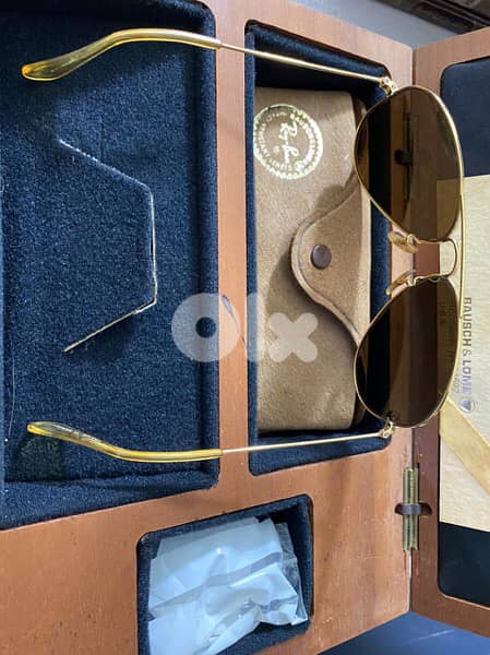 rare vintage limited 14k solid gold original Rayban Bausch and lomb 4