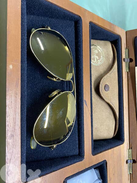 rare vintage limited 14k solid gold original Rayban Bausch and lomb 6