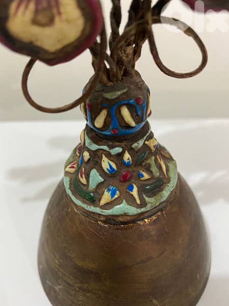 rare St. George’s Jerusalem 19th century icon mother of pearl 4