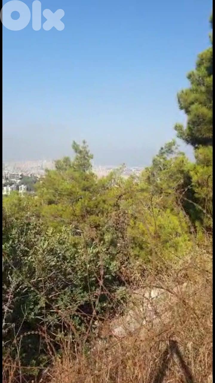 800 Sqm | Industrial Land for sale in Roumieh | Mountain and sea view 0