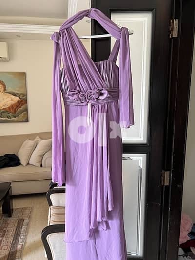 purple dress for occasions