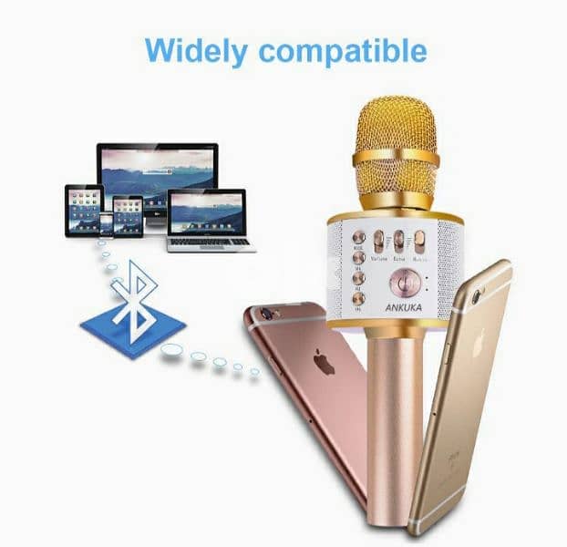 LEKAMXING, multifunctional karaoke mocrophone/ 4$ delivery 1