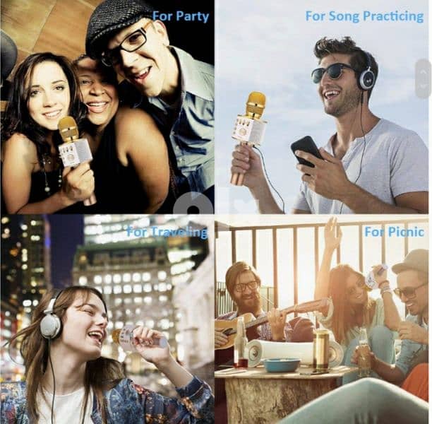 LEKAMXING, multifunctional karaoke mocrophone/ 4$ delivery 5