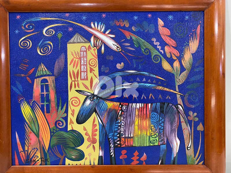 famous Sha-ga oil on canvas painting 0