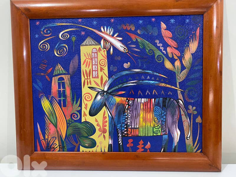 famous Sha-ga oil on canvas painting 1