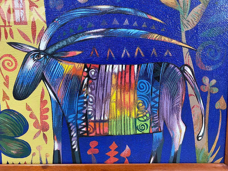 famous Sha-ga oil on canvas painting 2