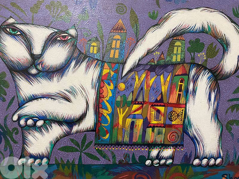 Sha-ga famous artist oil on canvas 3