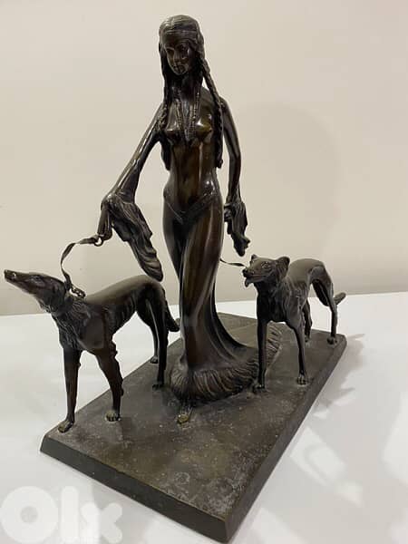 bronze signed Profo poerzi europeen 1