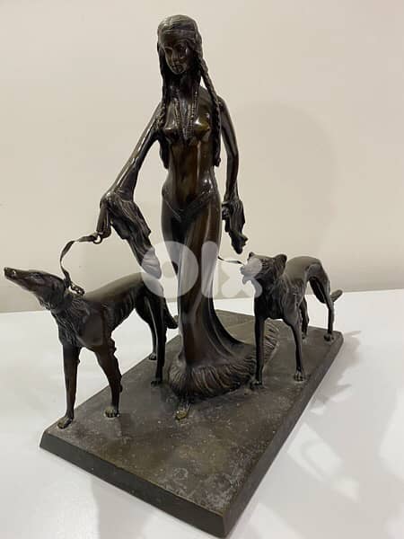 bronze signed Profo poerzi europeen 4