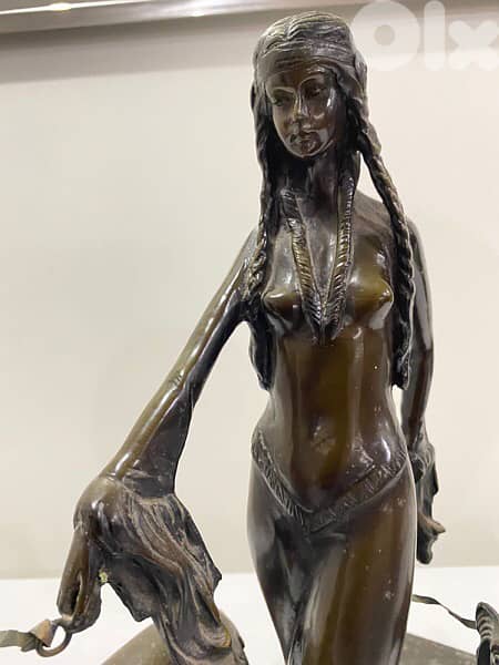 bronze signed Profo poerzi europeen 5