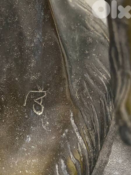 bronze signed Profo poerzi europeen 6