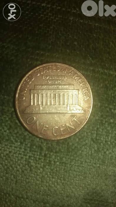 USA Lincolin Memorial First Mint Cent Coin year 1959سنت اميركي 1