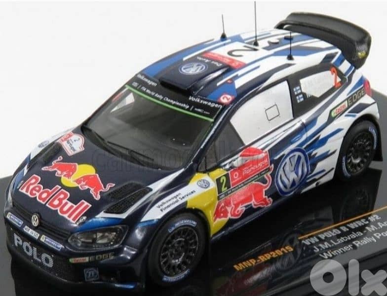 VW Polo WRC diecast car model 1:43. 0
