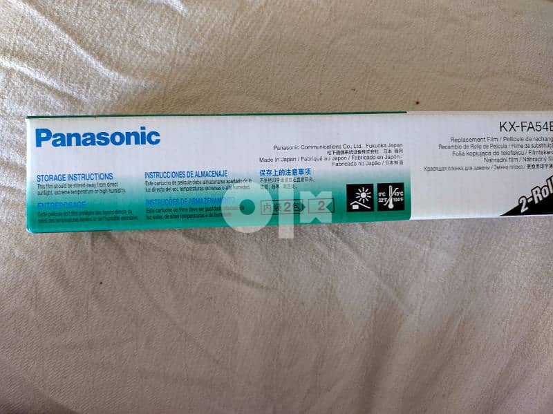 Panasonic genuine ink film 2 rolls KX-FA54E 1