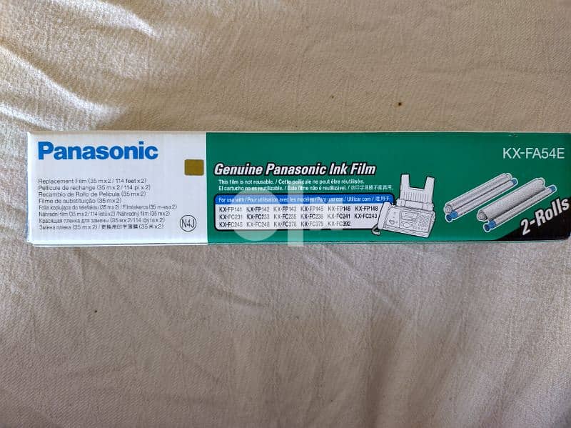Panasonic genuine ink film 2 rolls KX-FA54E 2