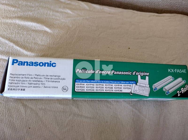 Panasonic genuine ink film 2 rolls KX-FA54E 3