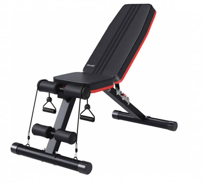 Adjustable Weight Bench with Fitness Rope 0