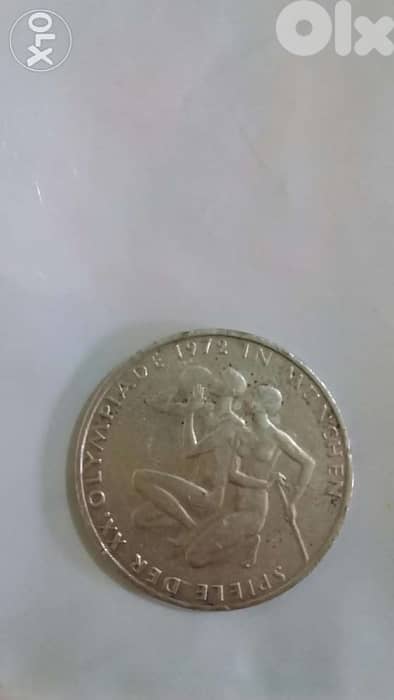 Silver German Coin memorial for the Olymipc games in 1972 0
