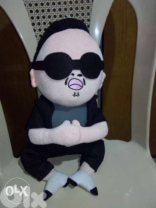 GANGNAM STYLE MAN wearing Stuffed as new Toy, height syze:35 cm=12$ 0