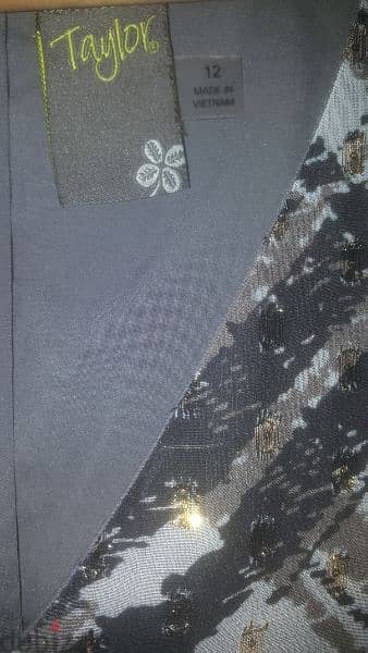 Taylor low high dress size 40 فستان 4