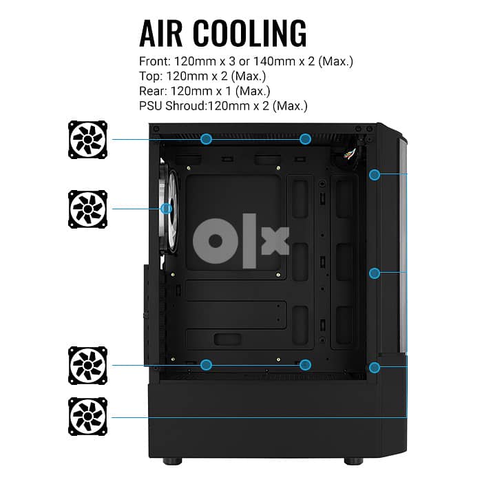 AeroCool Quantum MID TOWER Computer Case 6