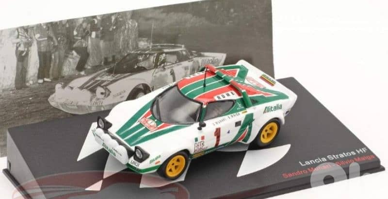 Lancia Stratos HF diecast car model 1:43. 0
