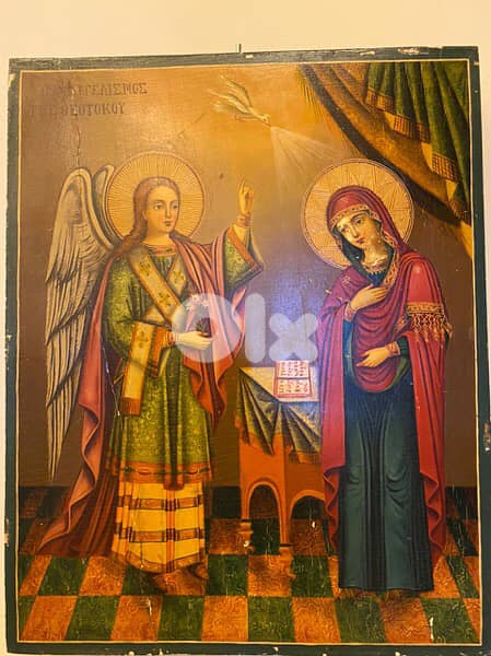 antique greeck icon 19 th century 7