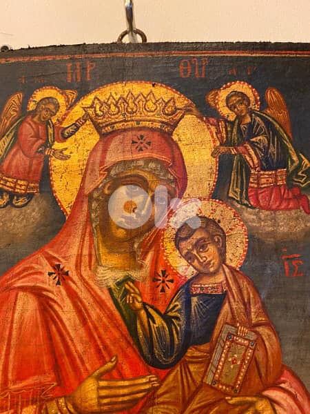 rare museum quality 19th century greeck icon 4