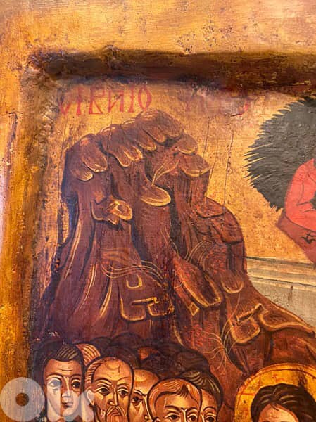 antique greeck icon Palm Sunday 19th 5