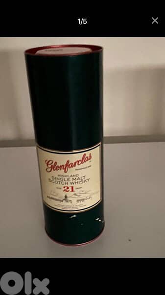 antique 21year collection bottle glenfarclas 1