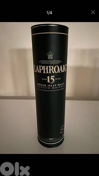 rare collection bottle of laphrohaig 15 0