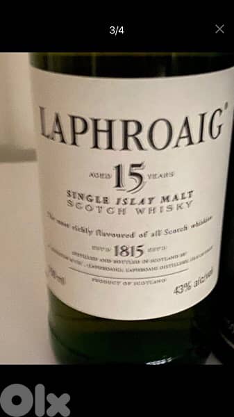 rare collection bottle of laphrohaig 15 3