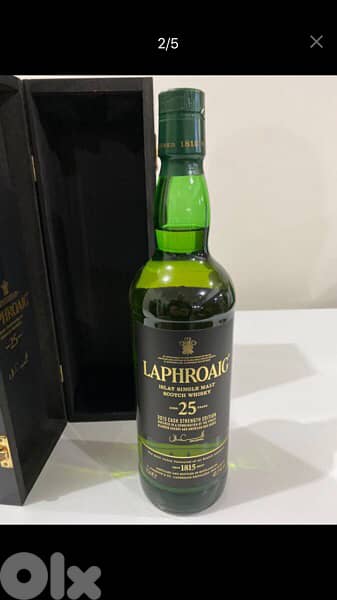 rare old 25 year Laphrohaig bottle collection 1