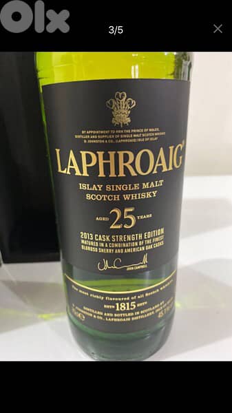 rare old 25 year Laphrohaig bottle collection 2