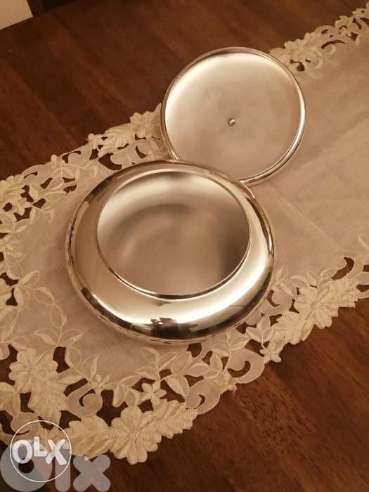 Bonbonniere plaque argent 1