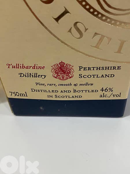 rare antique 1988 botte of tullibardine vintage edition 2