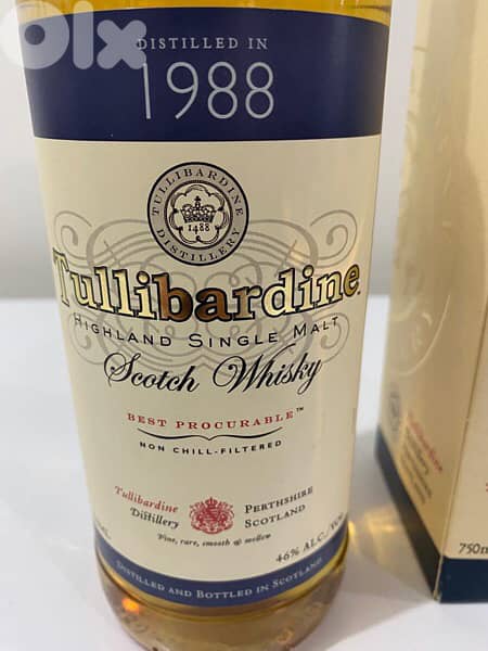 rare antique 1988 botte of tullibardine vintage edition 3