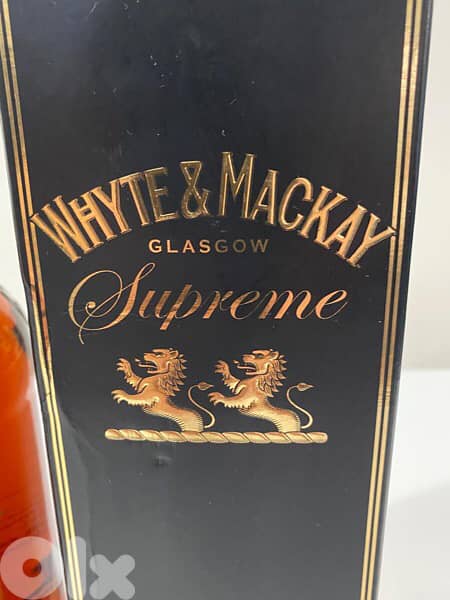 rare 22 year old bottle of white and McKay limited edition 4