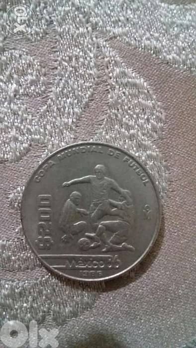 World cup Mexico Mondial Memorial Coin 1986 won by Diego Maradona 0