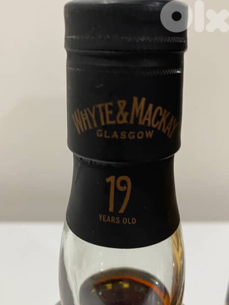 rare antique 19 year old collection bottle white and McKay 4