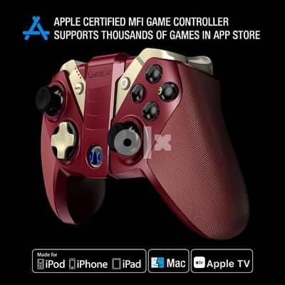 GameSir - M2 Mfi Bluetooth Game Controller, Gamepad for iPhone, iPad 1