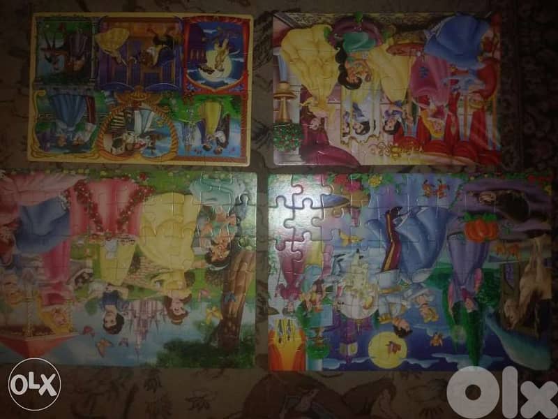4 in 1 disney kids puzzle 1