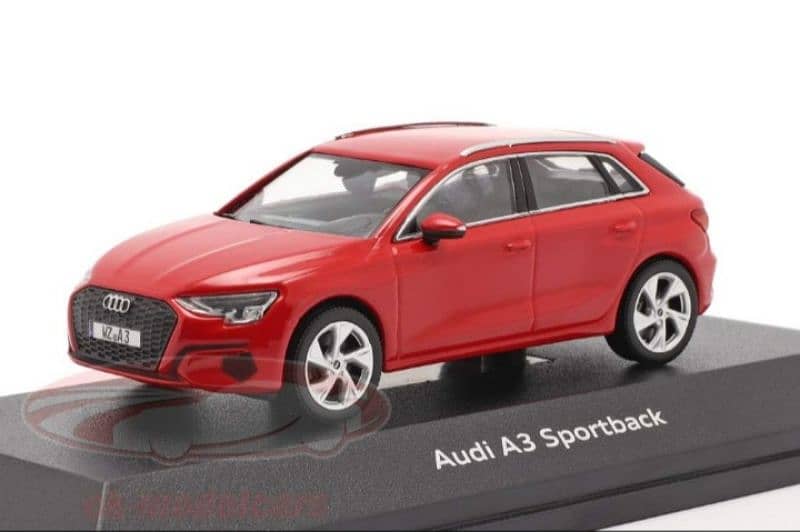 Audi A3 sportback diecast car model 1:43. 1