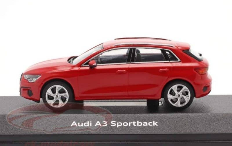 Audi A3 sportback diecast car model 1:43. 2