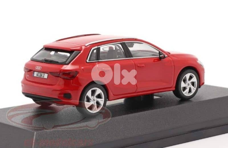 Audi A3 sportback diecast car model 1:43. 3