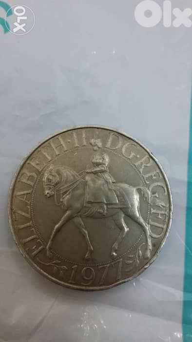UK Memorial Coin for the Crown Prince Charles year 1977 diameter 40 mm 0