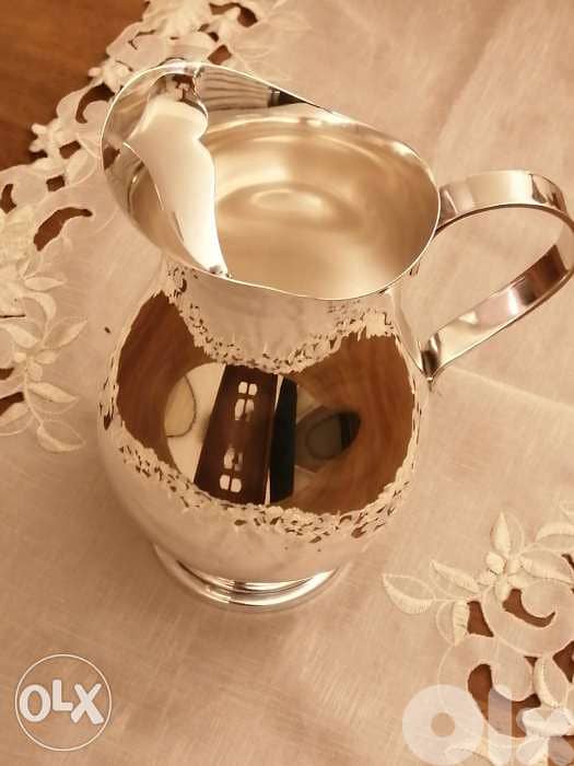 Caraffe fleuron silver plated 2