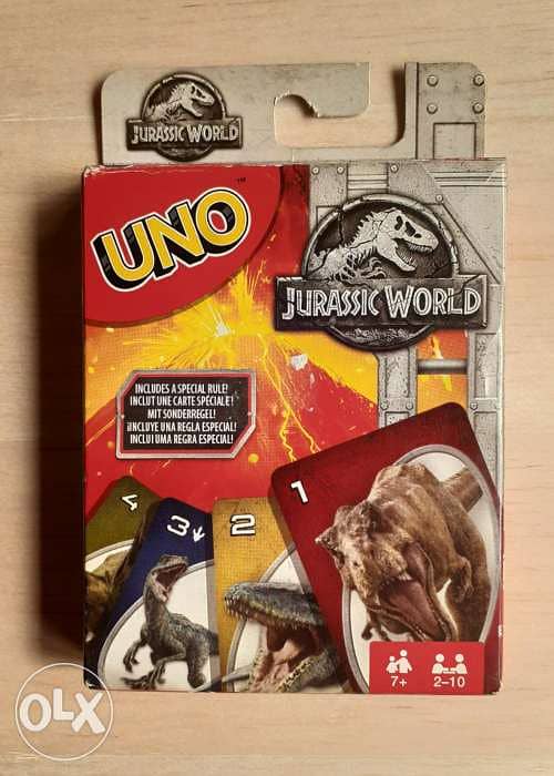 Mattel FLK66 Jurassic World UNO Spiele 