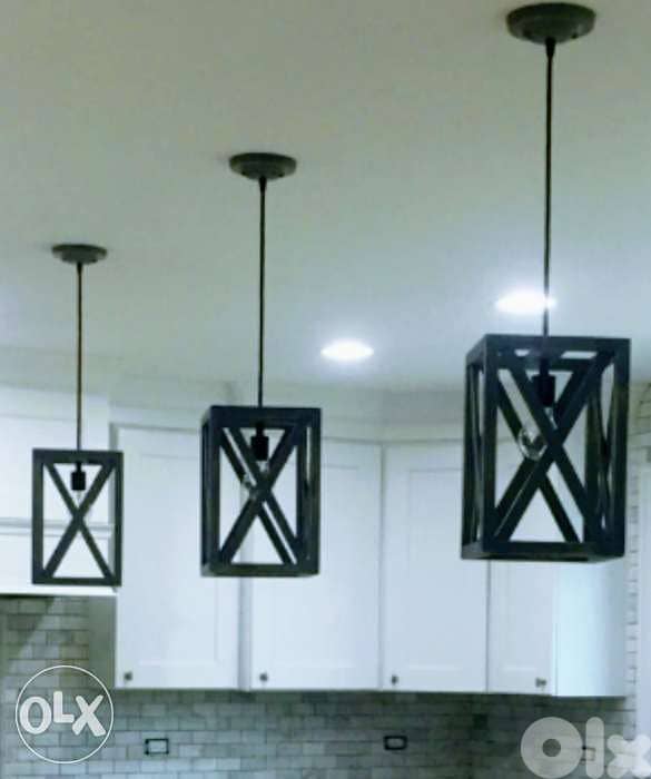 Contemporary industrial steel - pendant light 2
